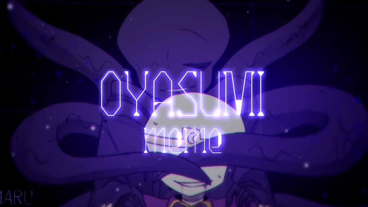 【Undertale AU】OYASUMI meme/⚠️Flash warning【Nightmare sans】