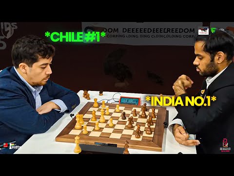 Chile #1 vs World #5 and India #1 - GM Cristobal Henriquez vs GM Arjun Erigaisi