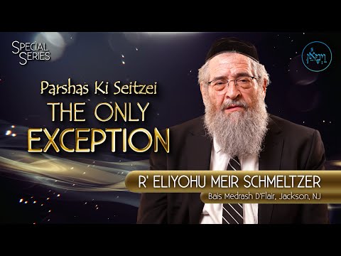 Special Series - The Only Exception | Rabbi Eliyohu Meir Schmeltzer