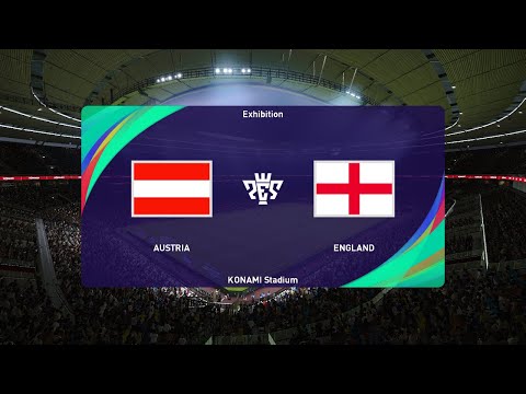 Austria U19 vs England U19 (17/10/2023) UEFA U19 EURO 2024 PES 2021