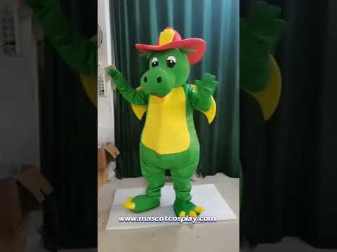 Grisu Dragon Firefighter Mascot Costume Animal