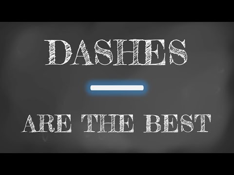 How to use Dashes, the best punctuation (+an unintended punctuation tier list)