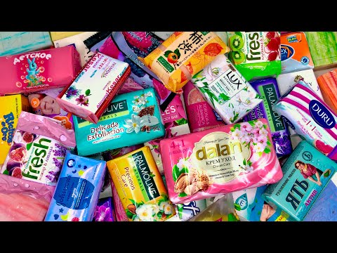 Powder Pastels - ASMR Huge! SOAP HAUL Opening, Unboxing, Unpacking, Unwrapping International Soaps