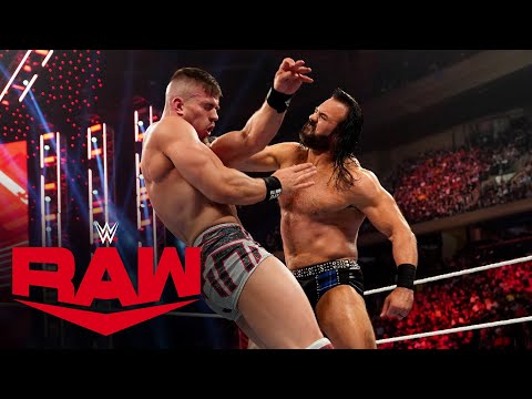Drew McIntyre vs. Theory: Raw, July 25, 2022