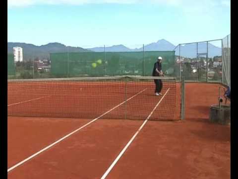 Advanced Tennis Backhand - Drill 1: Alley Rally