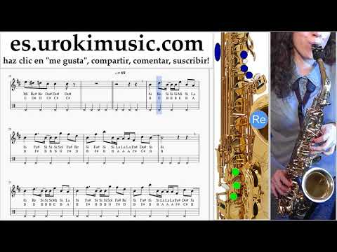 Saxophone lessons (Alto) Axel F - Crazy Frog Sheet Music Tutorial