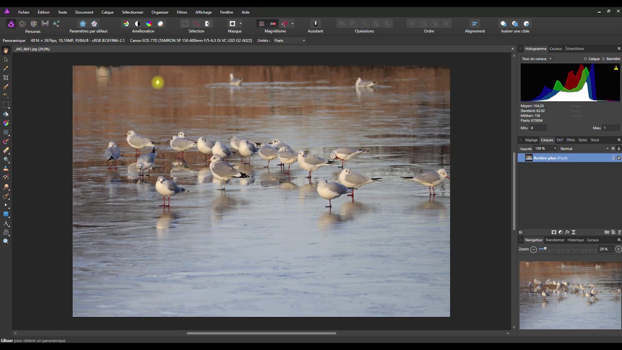 Ajouter des modules Photoshop dans Affinity Photo