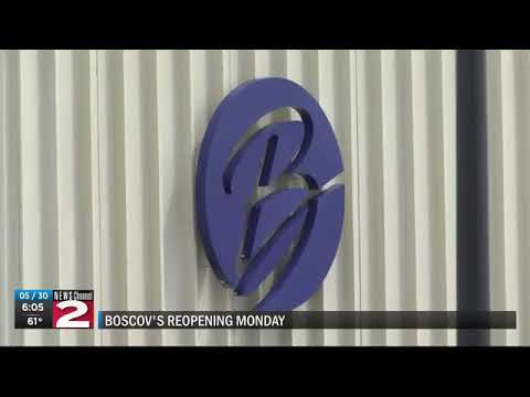Boscov's Reopening Monday