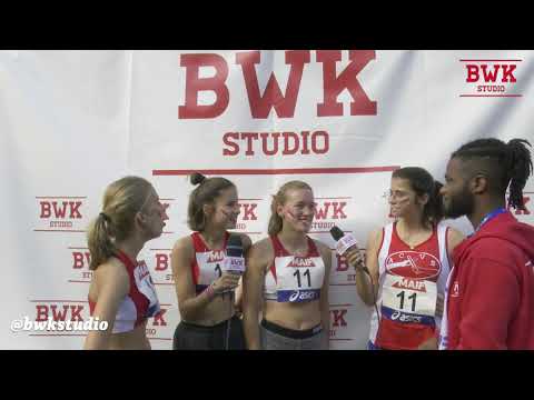 Interview Athle Calade Val de Saône - 4x1000m Cadette - Coupe de France 2019 - Blois
