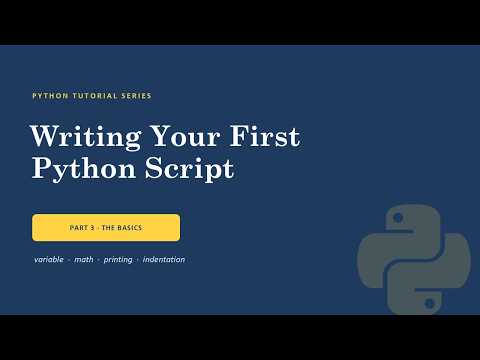 Writing Your First Python Script