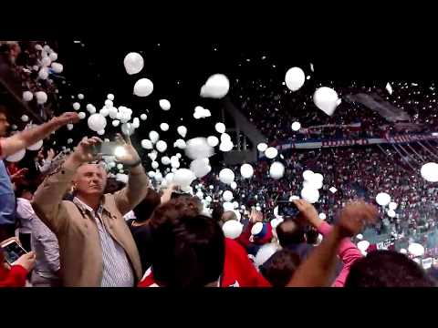 "Nacional 2 - San Lorenzo 0 | Copa Sudamericana - Recibimiento" Barra: La Banda del Parque • Club: Nacional