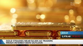 Gold Steadies Near $4,000 as Traders Weigh Interest-Rate Outlook