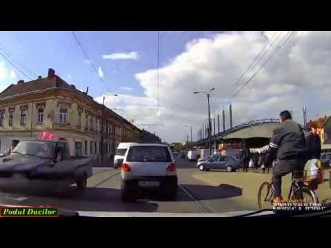 Driving in Timişoara (Fabric district): Piaţa Traian - Podul Dorobanţilor. Timelapse 1.8x.