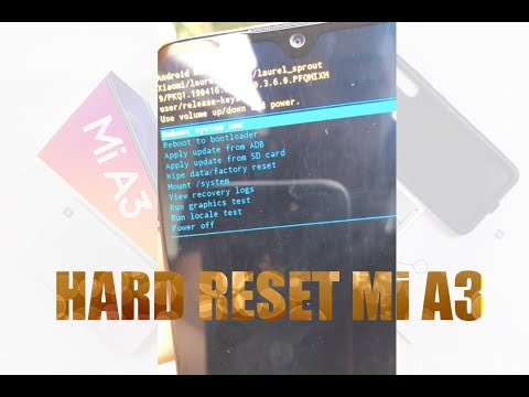 How to Hard Reset Xiaomi Mi A3? Delete all Settings and Data