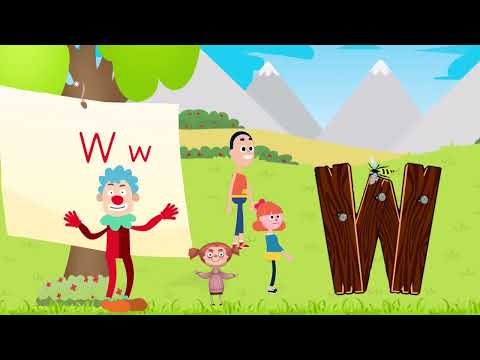 ABC-Lied - Buchstabe W - mit Kiku, dem Clown