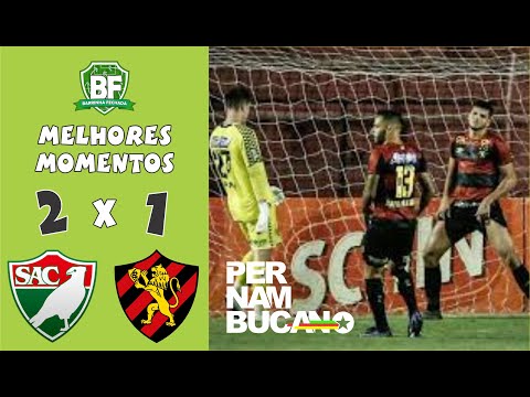 Salgueiro 2 x 1 Sport | Campeonato Pernambucano 2020 | Melhores lances | Barrinha Fechada
