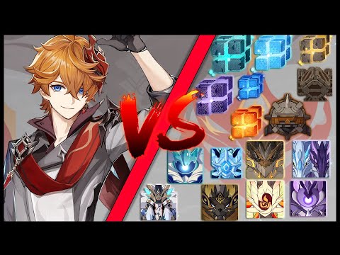 Main DPS Childe Against All World Bosses In The Game - Genshin Impact