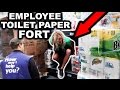 TOILET PAPER FORT AS FAKE WALMART EMPLOYEES Ft NELK JOOGSQUAD PPJT