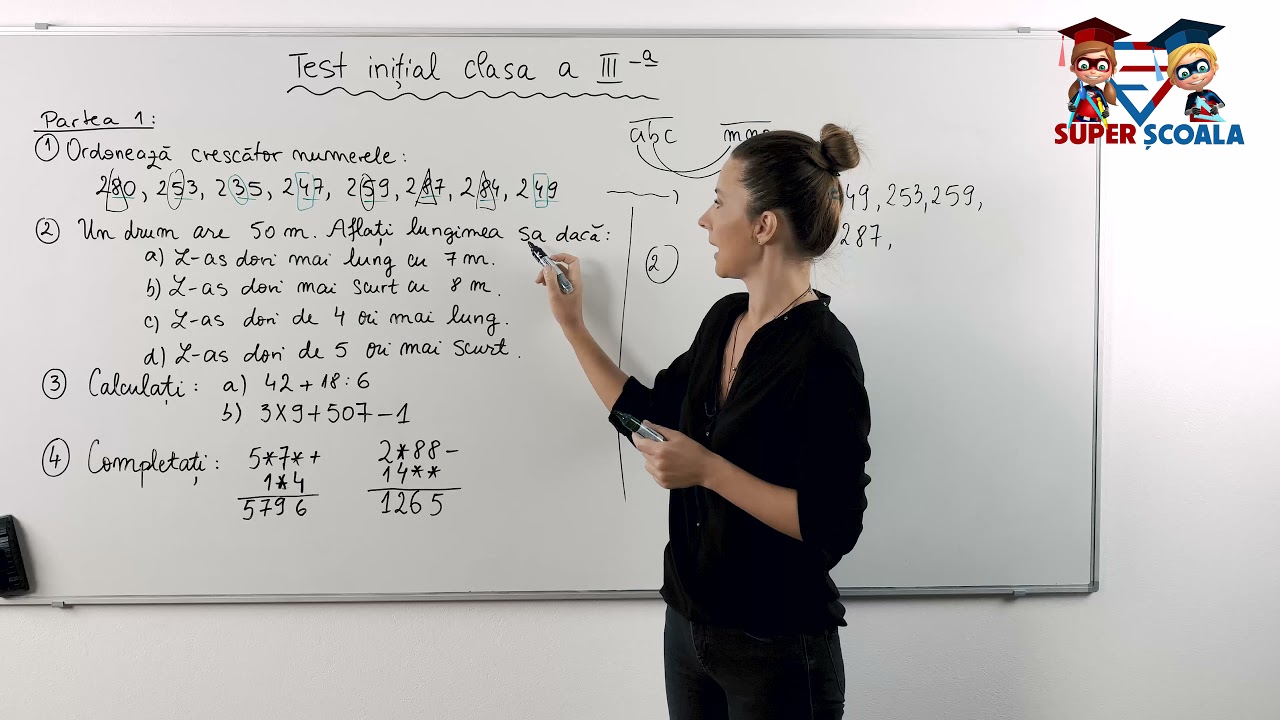 Clasa a III-a - Test evaluare ini?ial? - Model 1