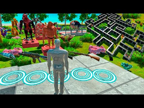 🔥FPS DEADLY OBSTACLE COURSE - PARKOUR + MAZE + DEATHRUN - Animal Revolt Battle Simulator