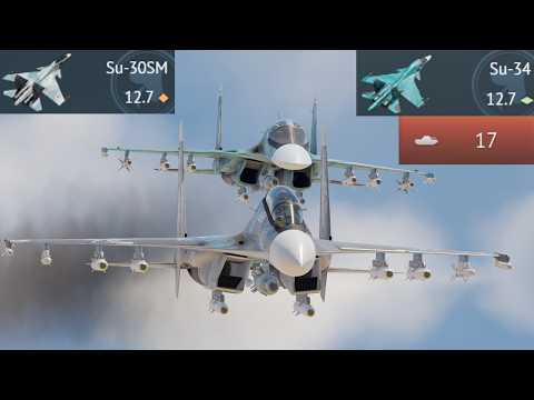 The most UNFAIR CAS COMBO IN WAR THUNDER  (Su-30SM & Su-34 CAS)