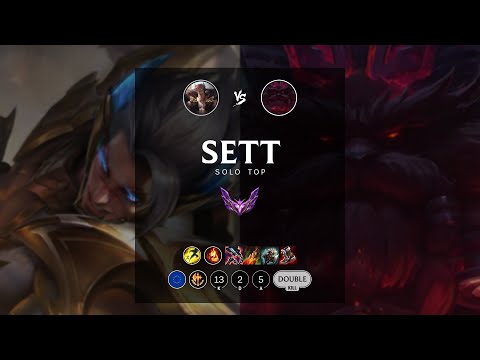Sett Top vs Ornn - EUW Master Patch 12.9