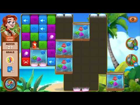 Lost Island Blast Adventure Level 1826 NO BOOSTERS - A S GAMING ✔️