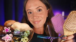 Download lagu Hair play ASMR For Deep Sleep 💤 Brushing, Cutting, Clipping mp3