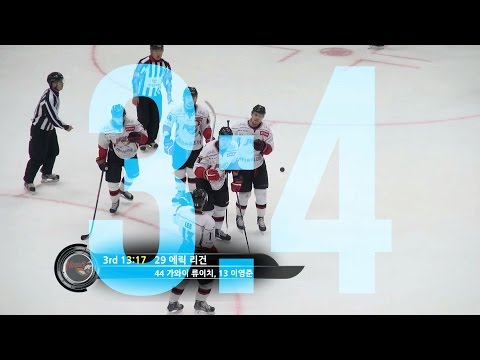 Demyung Sangmu 3 - 4 High1 | 2015. 2. 21 | 2014-2015 Asia League Ice Hockey