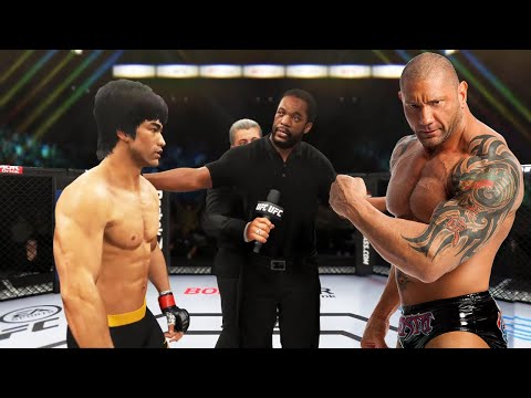 UFC 4 | Bruce Lee vs. Fighter Batista (WWE) (EA Sports UFC 4)