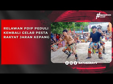 RELAWAN PDIP PEDULI KEMBALI GELAR PESTA RAKYAT JARAN KEPANG