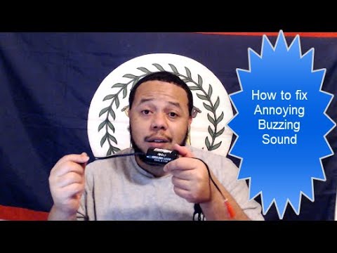 How to remove buzzing or static from microphone while streaming or recording!
