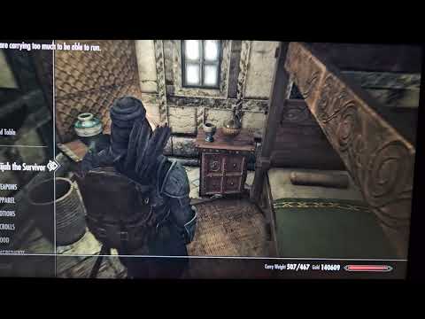 Skyrim Legendary and Survival Mode Playthrough Part 184