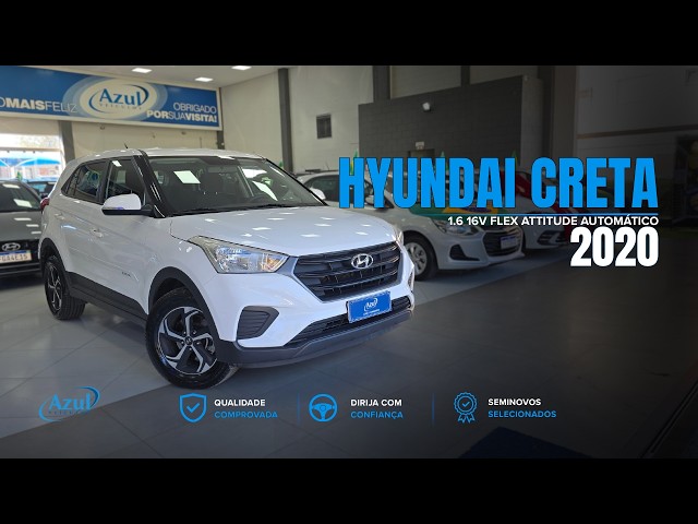 Vídeo HYUNDAI CRETA 1.6 16V FLEX ATTITUDE AUTOMÁTICO