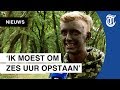Snuffelstage bij het leger: jongeren gedrild