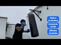 SACO DE BOXEO CON SOPORTE DE RIEL MATERIALES A1