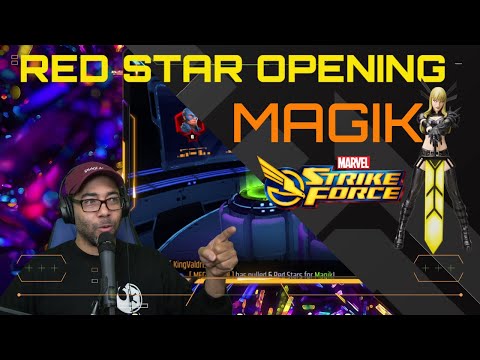 Magik Red Star Orb Opening/ "Sage Theory" How to get HIGH Red Stars/ Marvel Strike Force