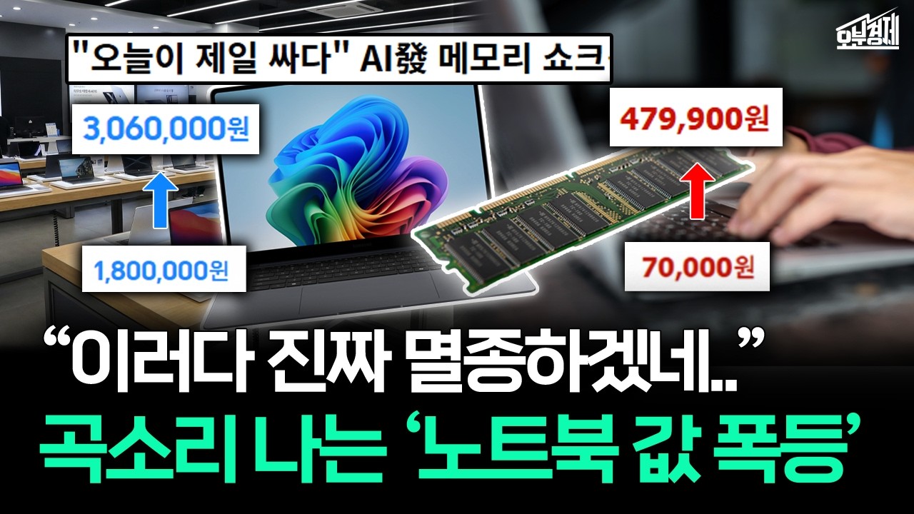 “AI 만들면 뭐해, 돌릴 컴퓨터가 없는데..” 빅테크 사재기가 부른 컴퓨터 '멸종 위기' I 오분경제