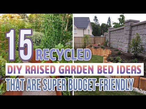 15 Recycled DIY Raised Garden Bed Ideas That Are Super Budget-Friendly