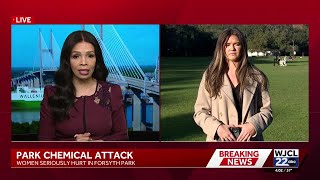 Police: Woman burned in chemical attack at Savannah's Forsyth Park