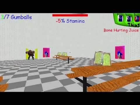 Sonic's Memehouse (Baldi Mod) Gameplay