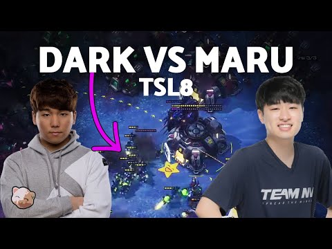 MARU vs DARK'S zerg swarm counter-attacks! | TSL8 Lower Round 4 (Bo3 ZvT) - StarCraft 2