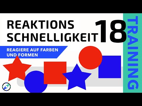 Reaktionstraining 18 - Reagiere auf Formen und Farben (inkl. Stern, alles durcheinander)