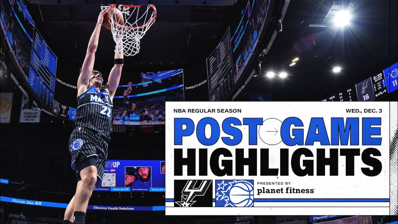 POSTGAME HIGHLIGHTS: SAN ANTONIO SPURS VS.ORLANDO MAGIC 12.03.25 PRESENTED BY PLANET FITNESS