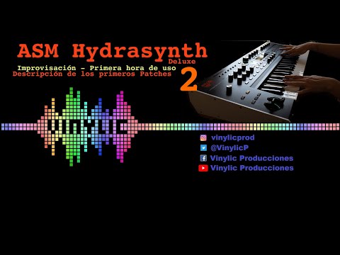 Safo Data - ASM Hydrasynth Deluxe - Probando sonidos 2
