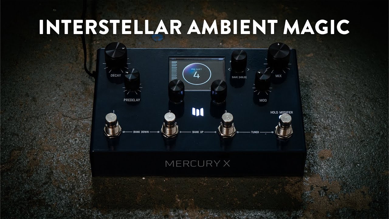 Meris MercuryX Modular Reverb System Pedal