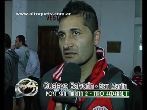 "Creo que todo el partido fue de San Martín, Tiro Federal no nos complico con fútbol"