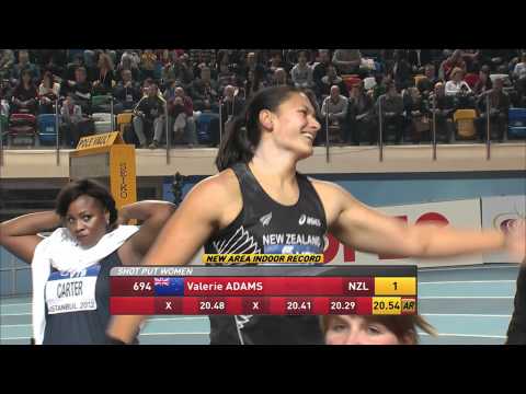 Istanbul 2012 Competition: Shot Put Women Final - Valérie Adams NZL