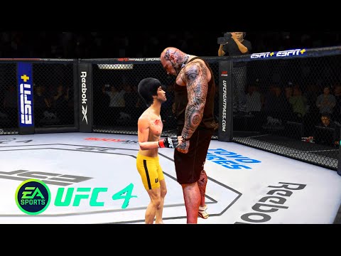 UFC4 Bruce Lee vs Big Nightmare EA Sports UFC 4 PS5