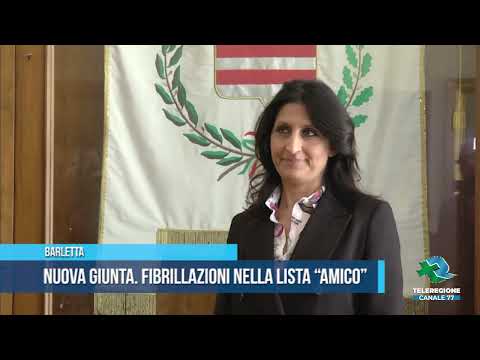 BARLETTA Nuova giunta  Fibrillazioni nella lista  Amico TG TELEREGIONE 04 02 2023